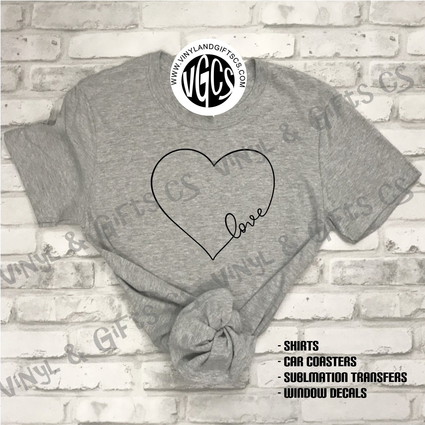 Shirts, Items and Transfers - VALENTINES