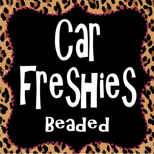 Car Freshies Beaded - Cross