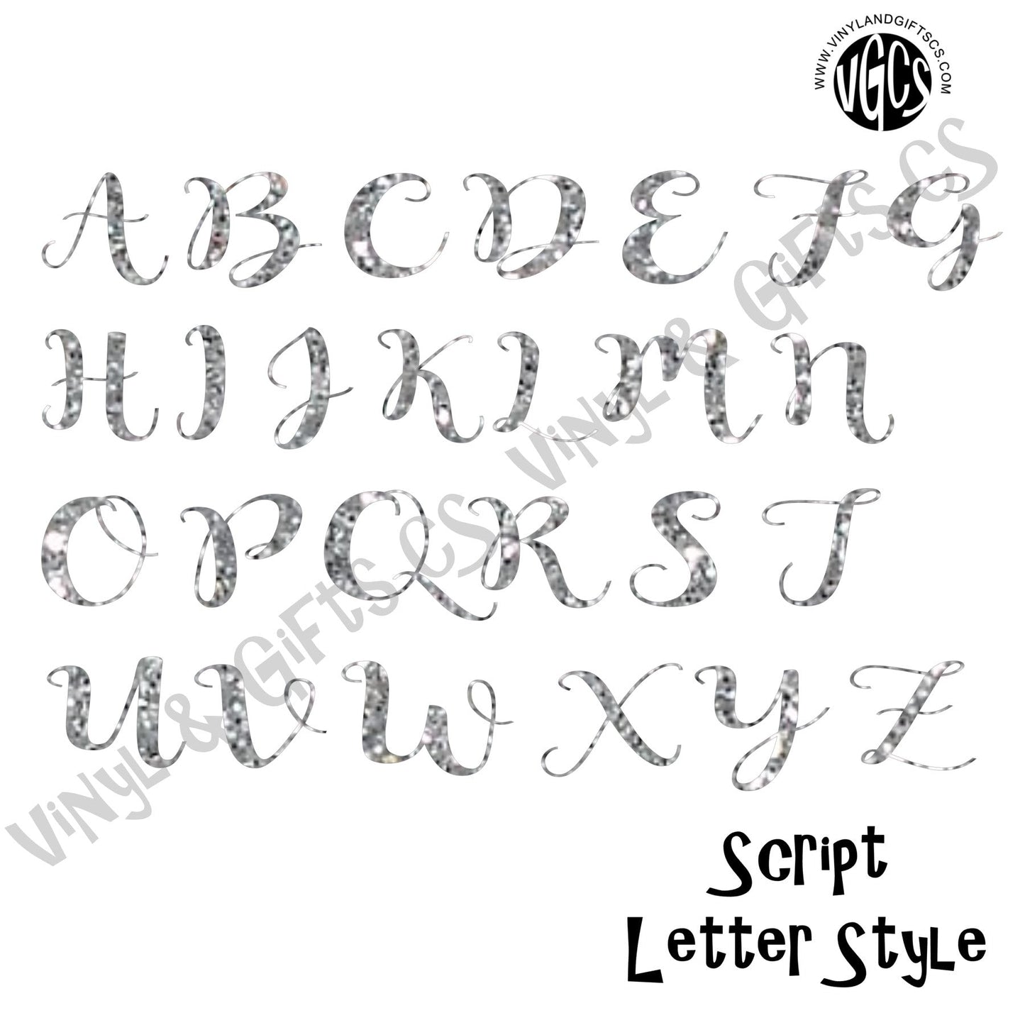 Homecoming - Stickers LETTERS Script Style 1.75" tall