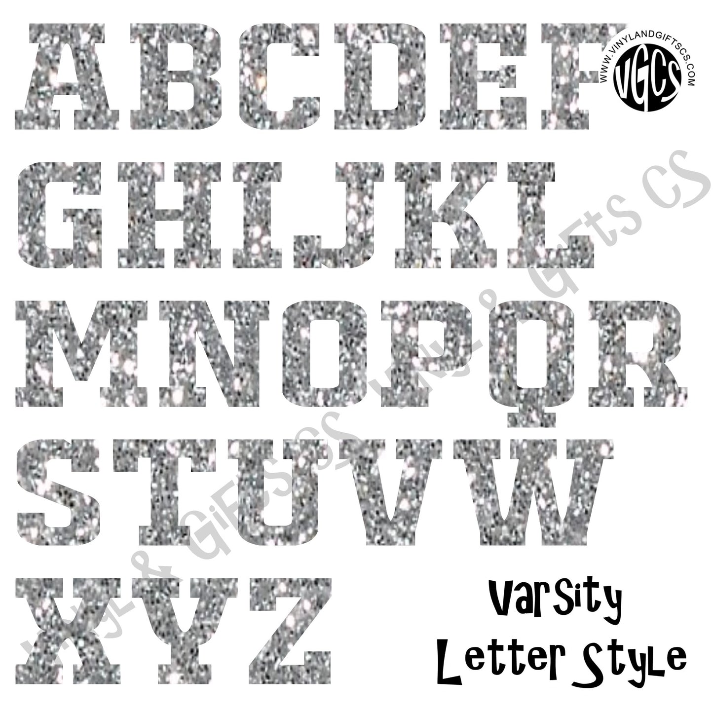 Homecoming - Stickers LETTERS Varsity Style 1.75" tall