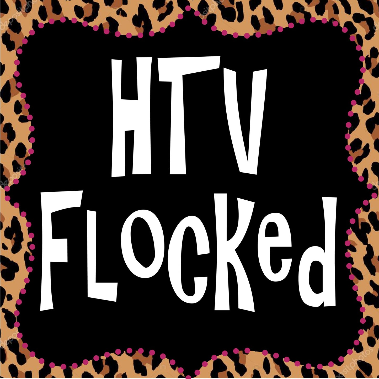 HTV Flocked