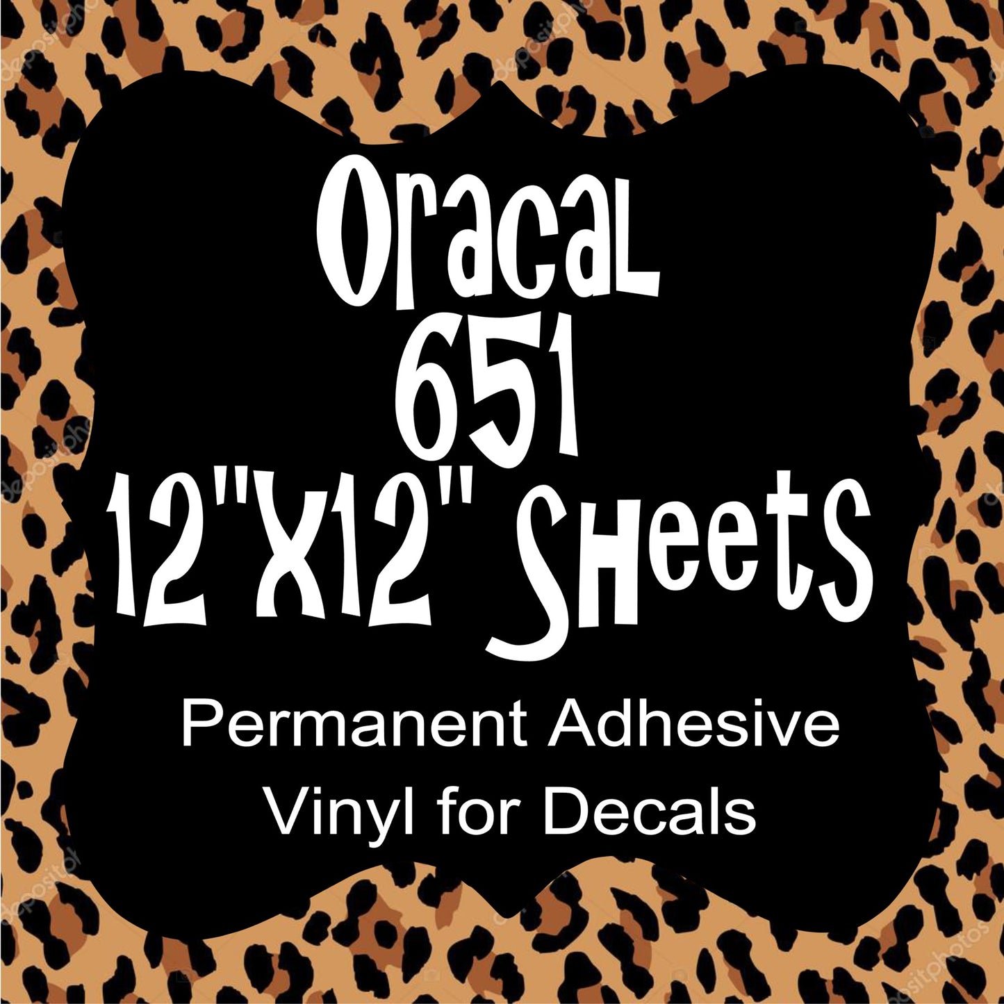 Oracal 651 - Sheets