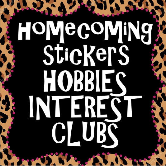 Homecoming - Stickers HOBBIES INTEREST CLUBS